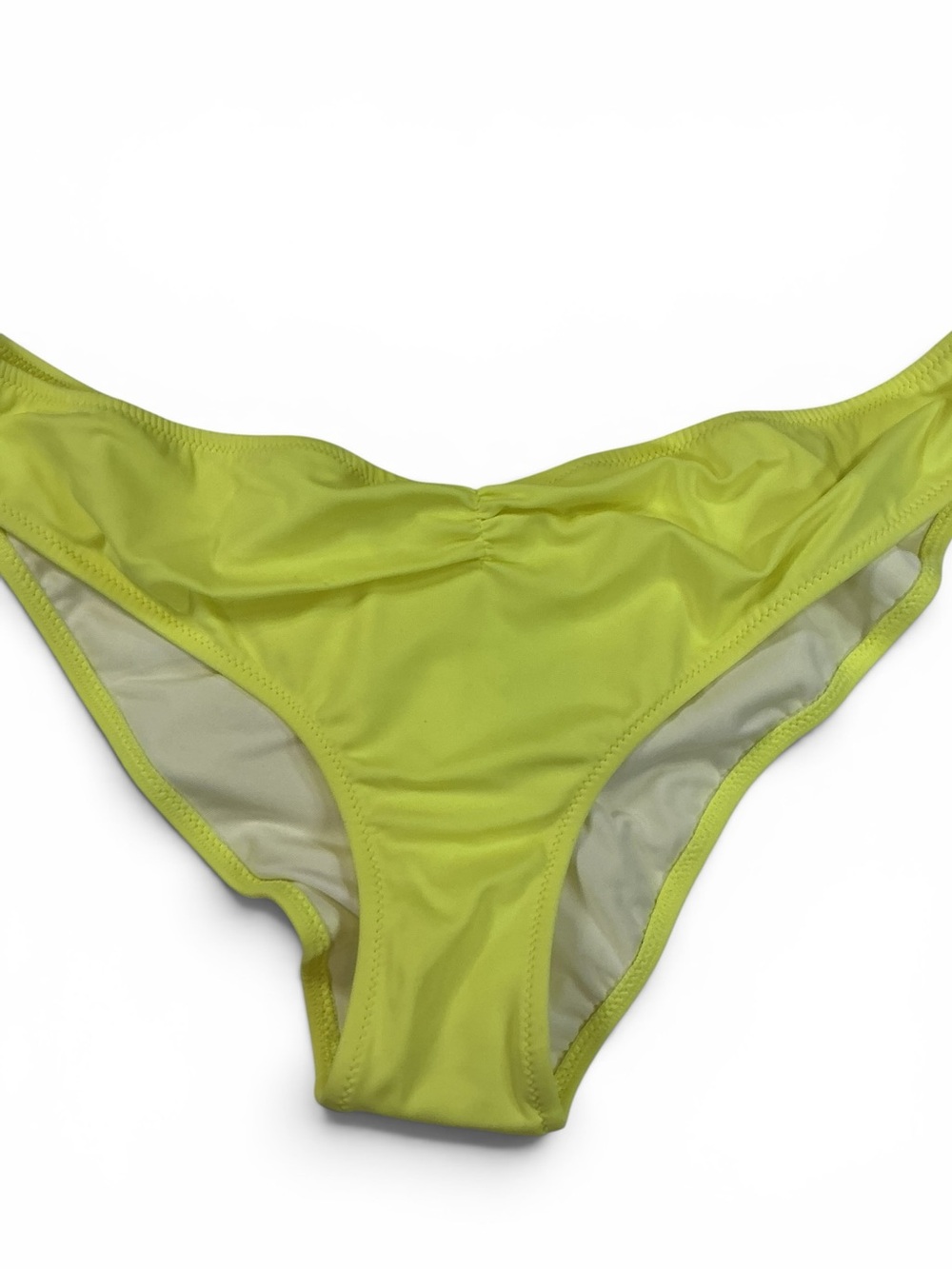 PINK VS Yellow Cheeky Bikini Bottoms New Without Tags size Medium NWOT